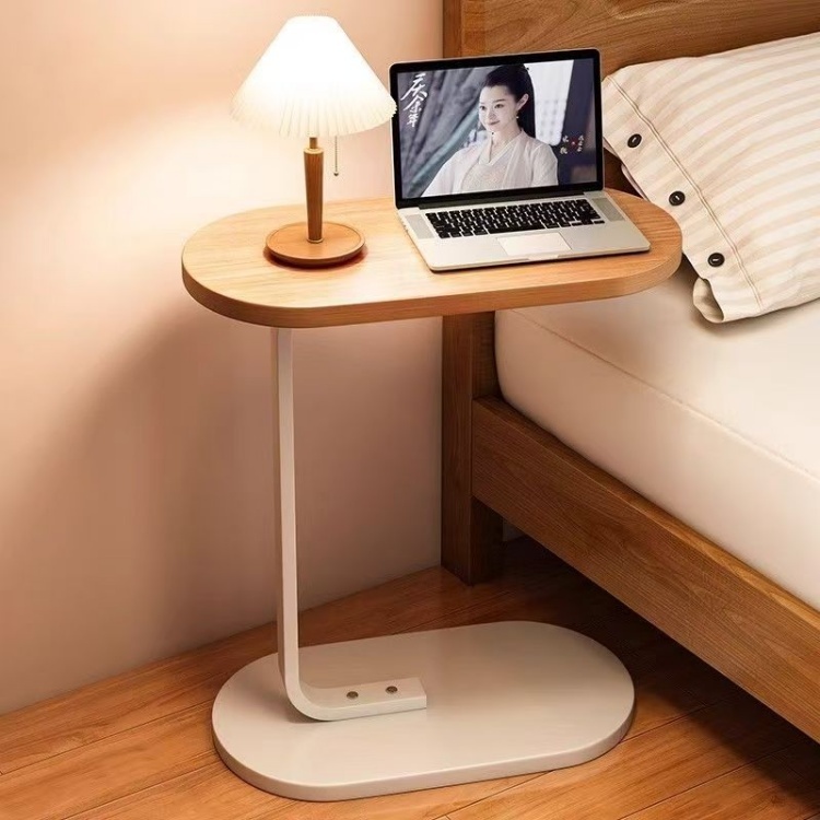 HomeFlex™ Luxury Side Table Brown-White- Black